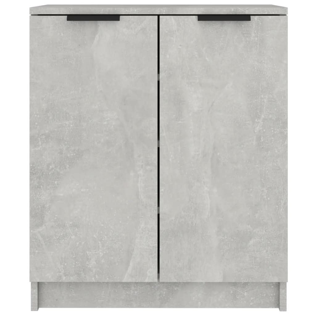 Schoenenkast 59x35x70 cm bewerkt hout betongrijs is nu te koop bij PeponiXL, paradijselijk wonen!