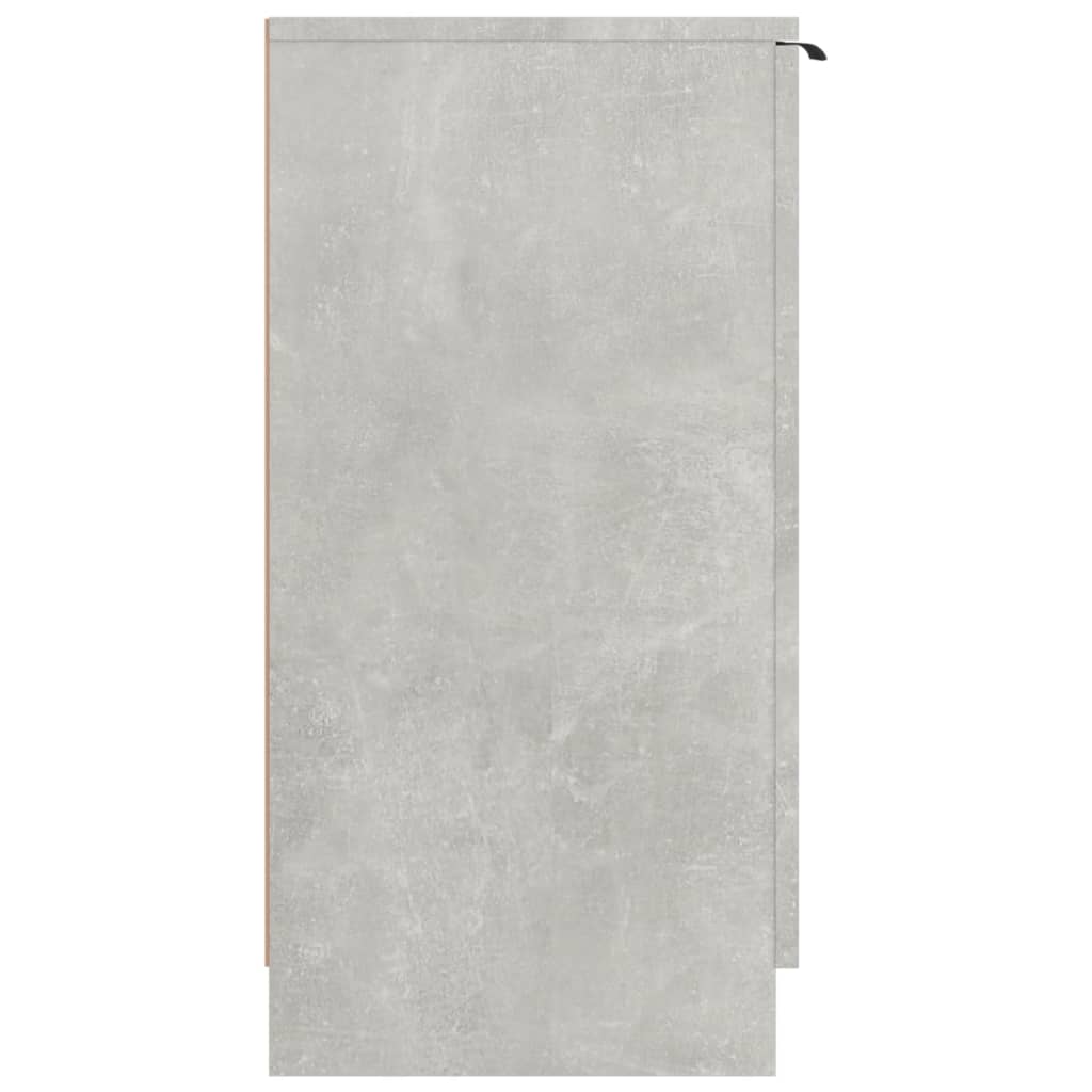 Schoenenkast 59x35x70 cm bewerkt hout betongrijs is nu te koop bij PeponiXL, paradijselijk wonen!