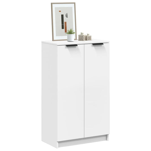 Schoenenkast 59x35x100,5 cm bewerkt hout wit is nu te koop bij PeponiXL, paradijselijk wonen!