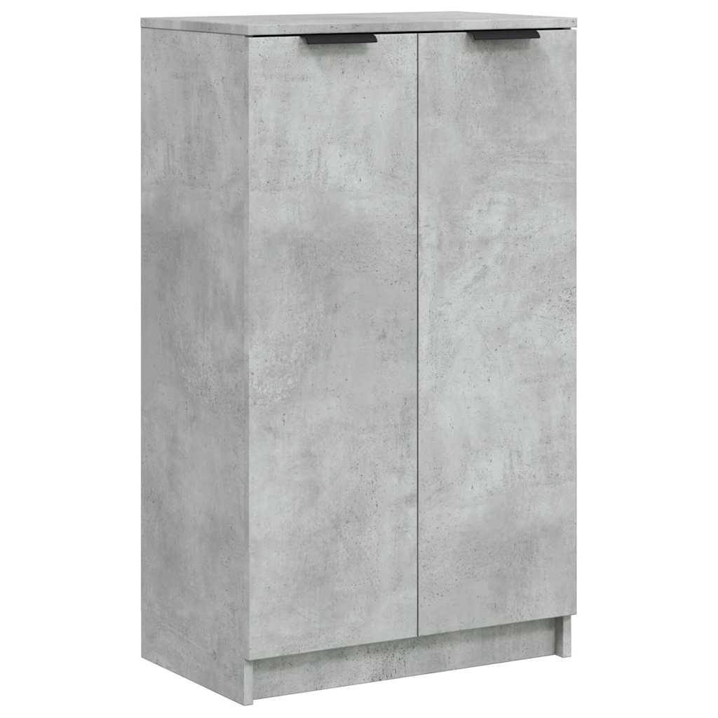 Schoenenkast 59x35x100,5 cm bewerkt hout betongrijs is nu te koop bij PeponiXL, paradijselijk wonen!