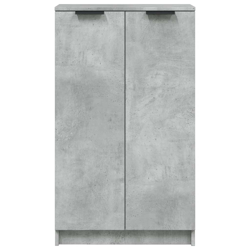 Schoenenkast 59x35x100,5 cm bewerkt hout betongrijs is nu te koop bij PeponiXL, paradijselijk wonen!