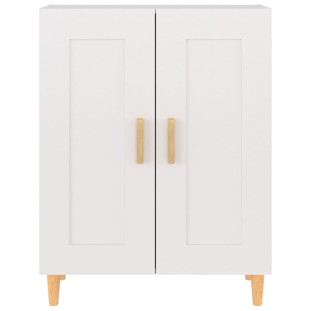 Dressoir 69,5x34x90 cm bewerkt hout wit is nu te koop bij PeponiXL, paradijselijk wonen!