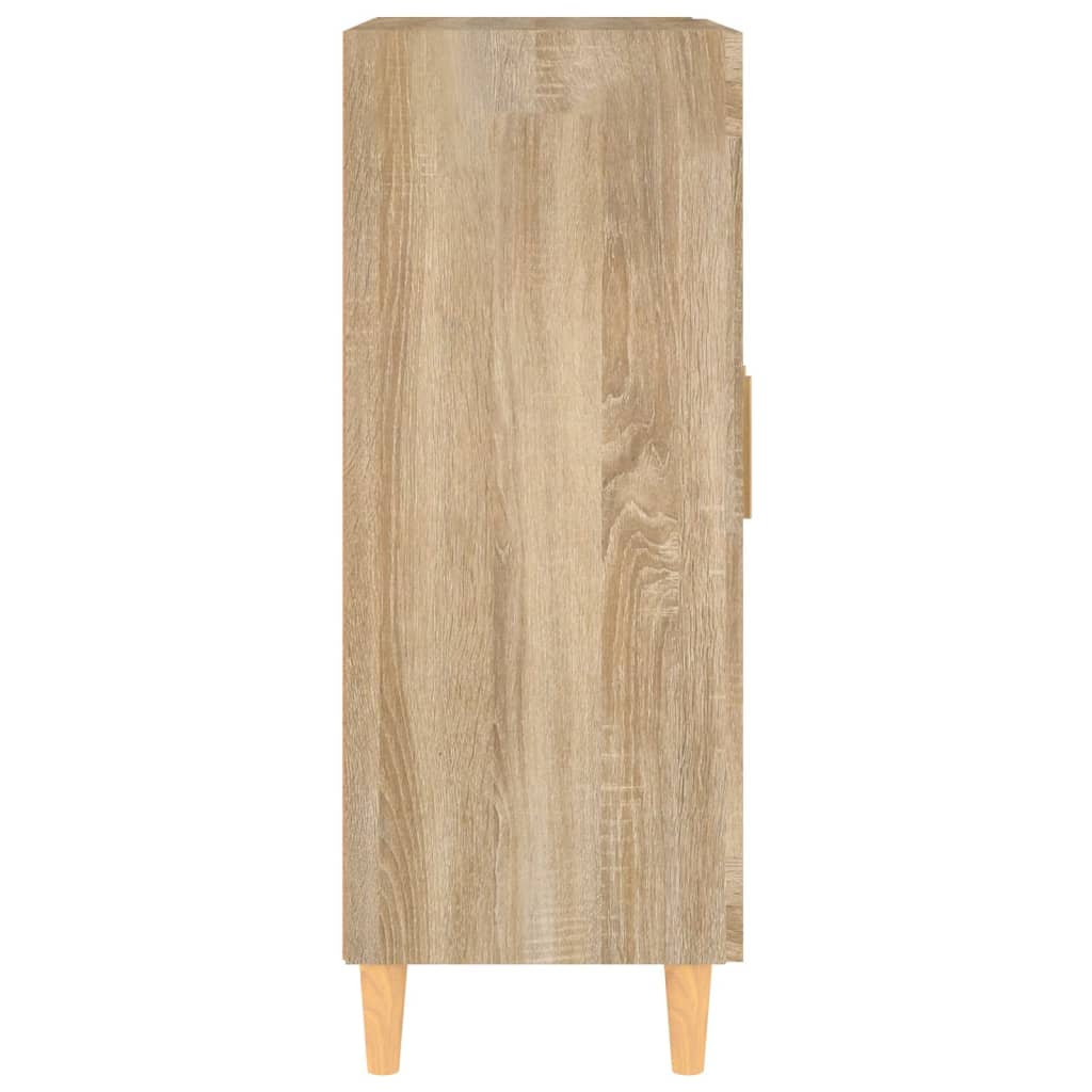 Dressoir 69,5x34x90 cm bewerkt hout sonoma eikenkleurig is nu te koop bij PeponiXL, paradijselijk wonen!
