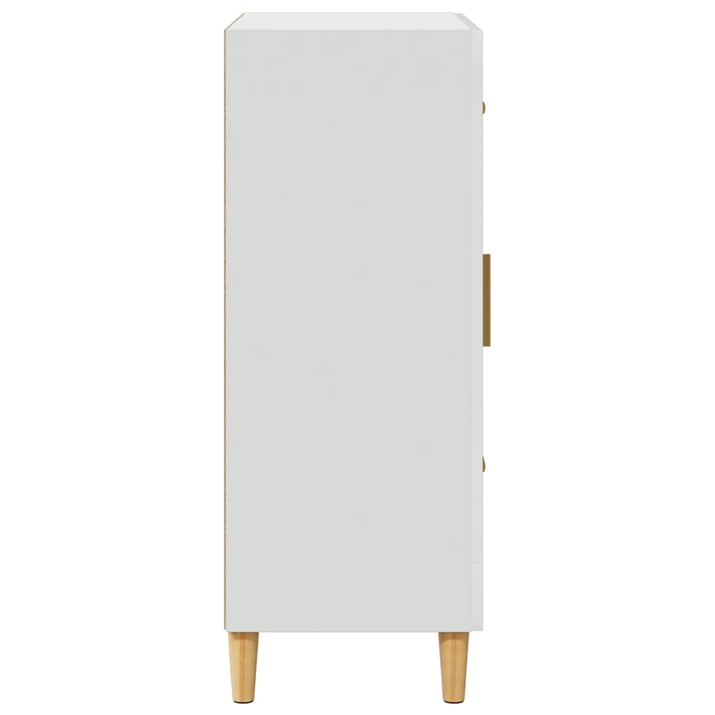 Dressoir 69,5x34x90 cm bewerkt hout wit is nu te koop bij PeponiXL, paradijselijk wonen!