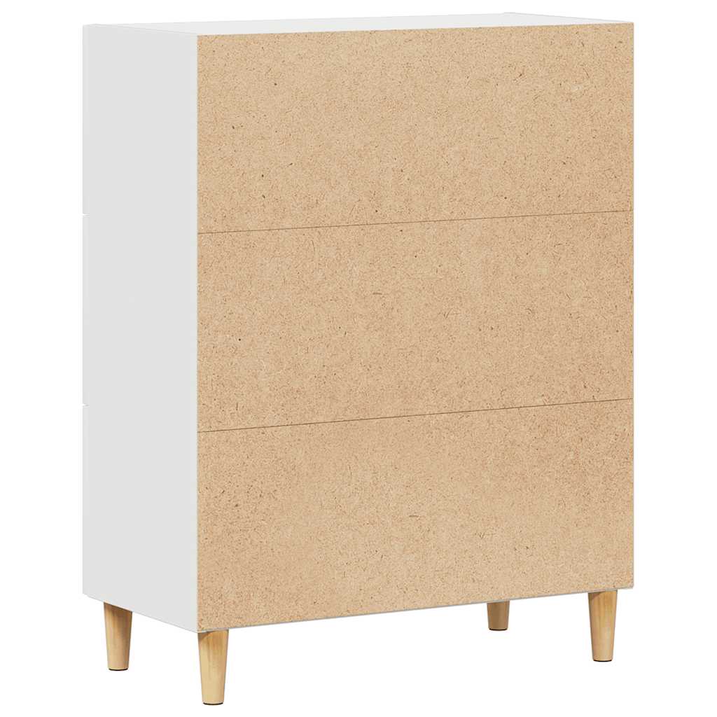 Dressoir 69,5x34x90 cm bewerkt hout wit is nu te koop bij PeponiXL, paradijselijk wonen!