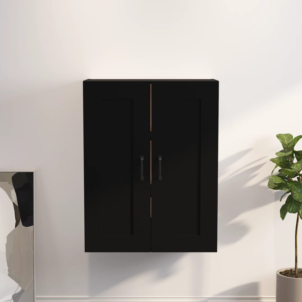 Hangkast 69,5x32,5x90 cm zwart is nu te koop bij PeponiXL, paradijselijk wonen!