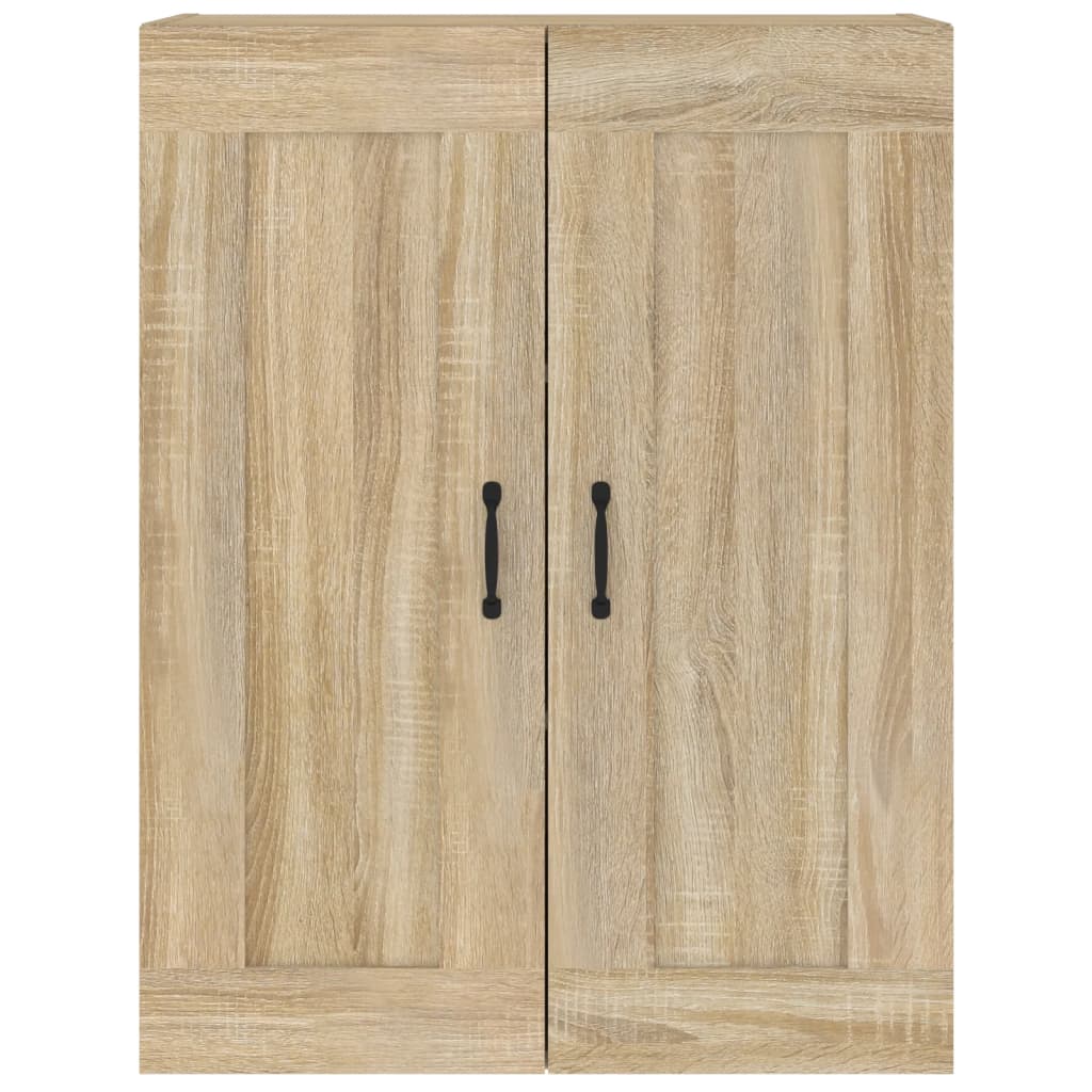 Hangkast 69,5x32,5x90 cm sonoma eikenkleurig is nu te koop bij PeponiXL, paradijselijk wonen!