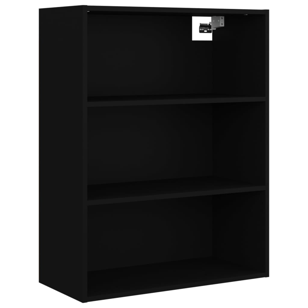 Hangkast 69,5x32,5x90 cm zwart is nu te koop bij PeponiXL, paradijselijk wonen!