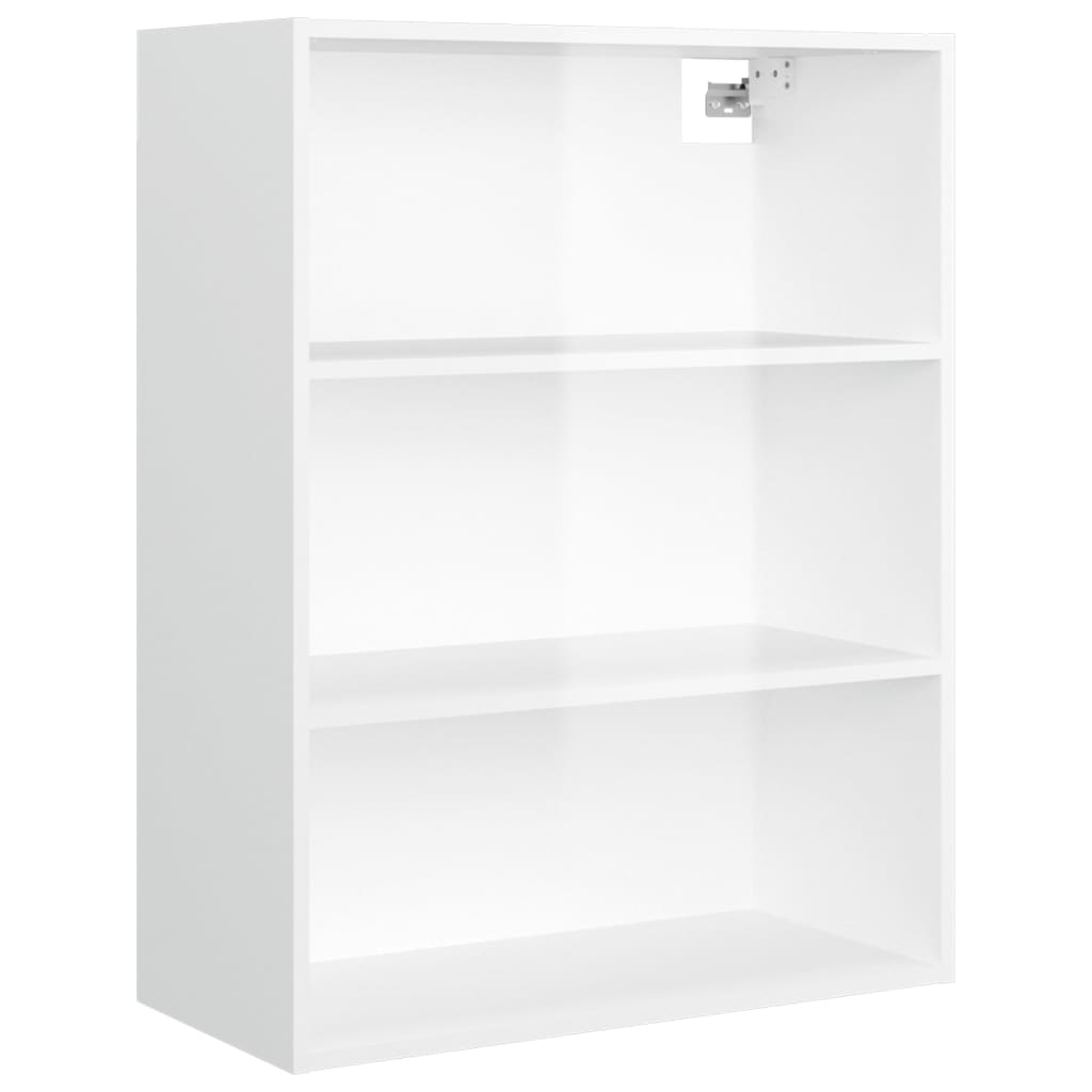 Hangkast 69,5x32,5x90 cm hoogglans wit is nu te koop bij PeponiXL, paradijselijk wonen!
