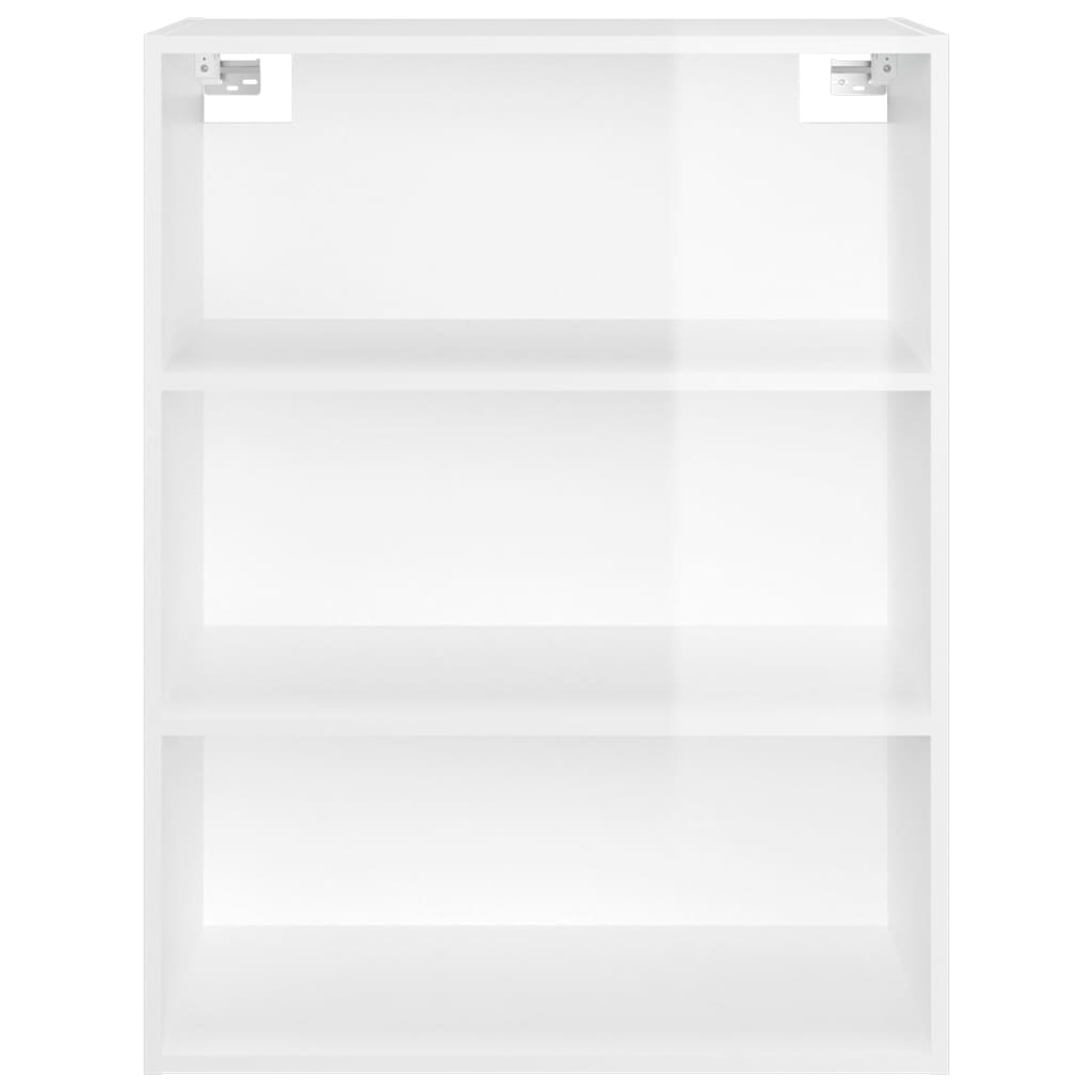 Hangkast 69,5x32,5x90 cm hoogglans wit is nu te koop bij PeponiXL, paradijselijk wonen!