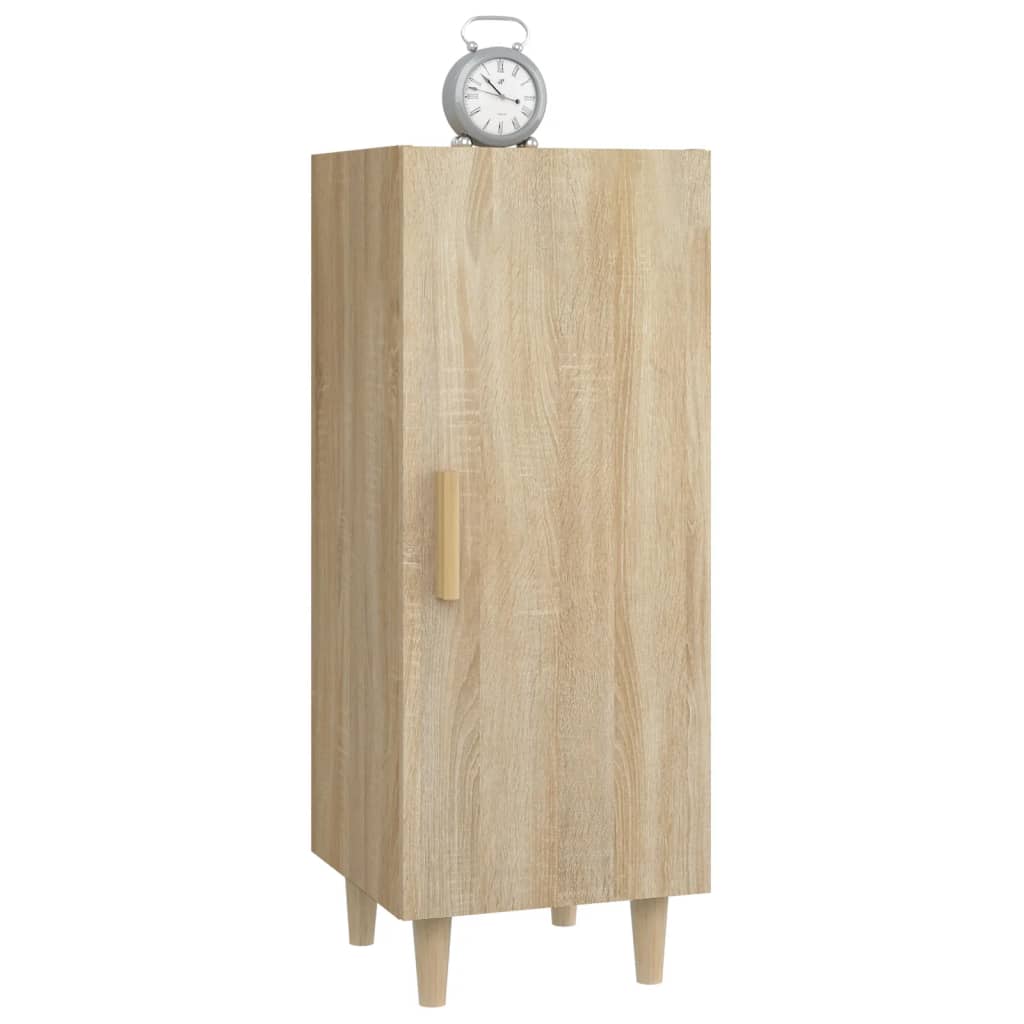 Dressoir 34,5x34x90 cm bewerkt hout sonoma eikenkleurig is nu te koop bij PeponiXL, paradijselijk wonen!