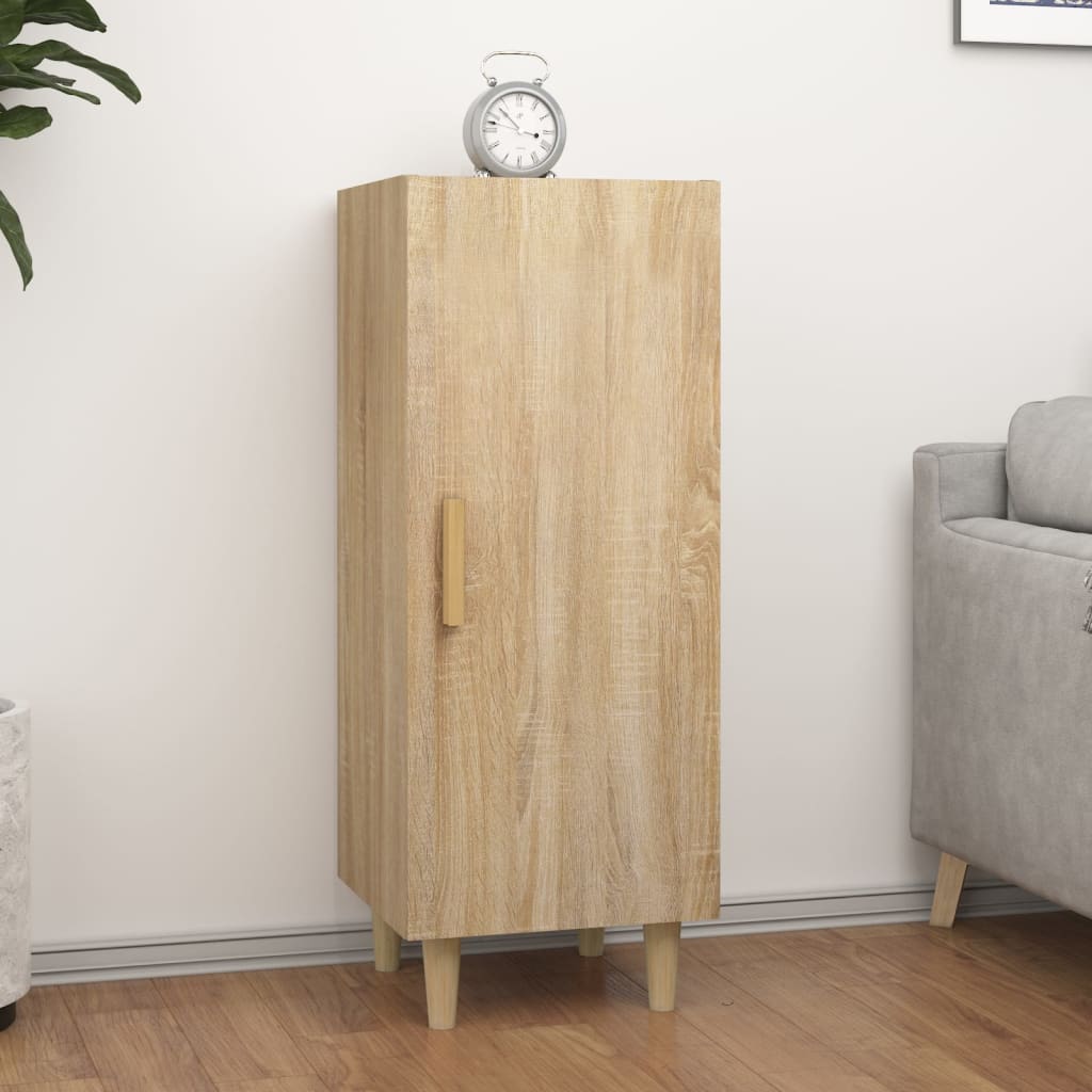 Dressoir 34,5x34x90 cm bewerkt hout sonoma eikenkleurig is nu te koop bij PeponiXL, paradijselijk wonen!