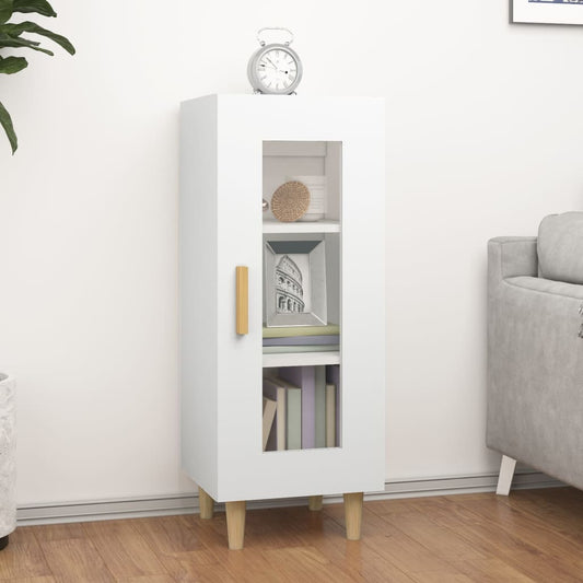 Dressoir 34,5x34x90 cm bewerkt hout wit is nu te koop bij PeponiXL, paradijselijk wonen!
