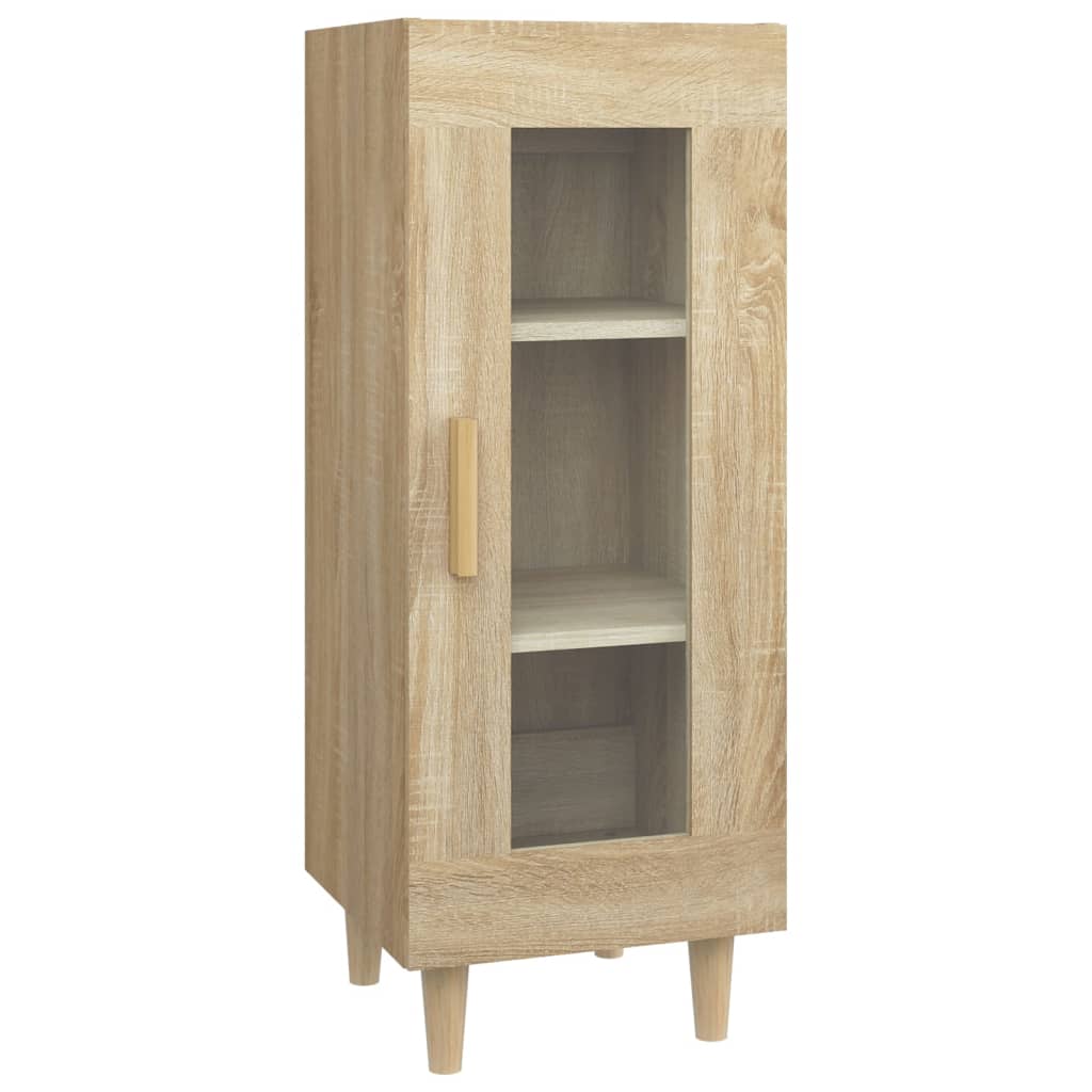 Dressoir 34,5x34x90 cm bewerkt hout sonoma eiken is nu te koop bij PeponiXL, paradijselijk wonen!