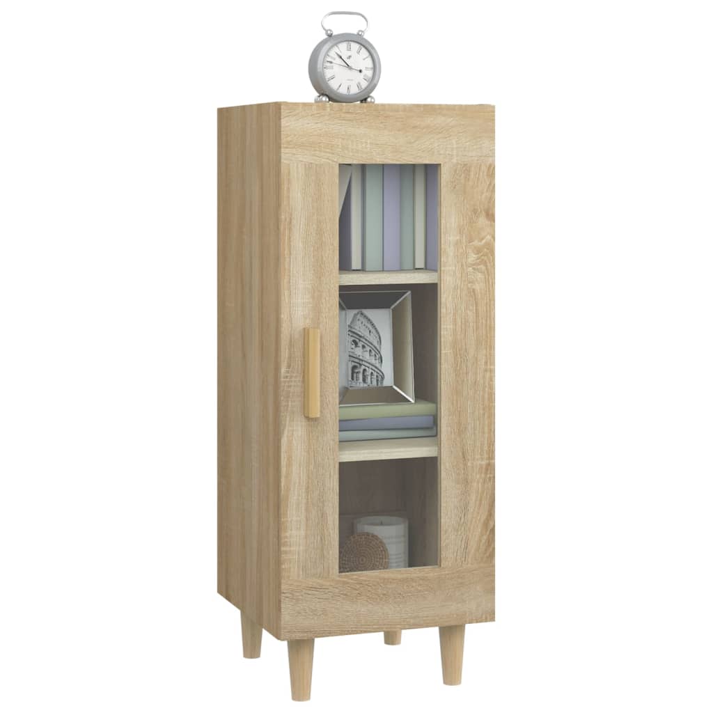Dressoir 34,5x34x90 cm bewerkt hout sonoma eiken is nu te koop bij PeponiXL, paradijselijk wonen!