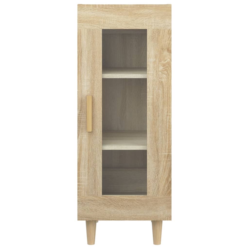 Dressoir 34,5x34x90 cm bewerkt hout sonoma eiken is nu te koop bij PeponiXL, paradijselijk wonen!