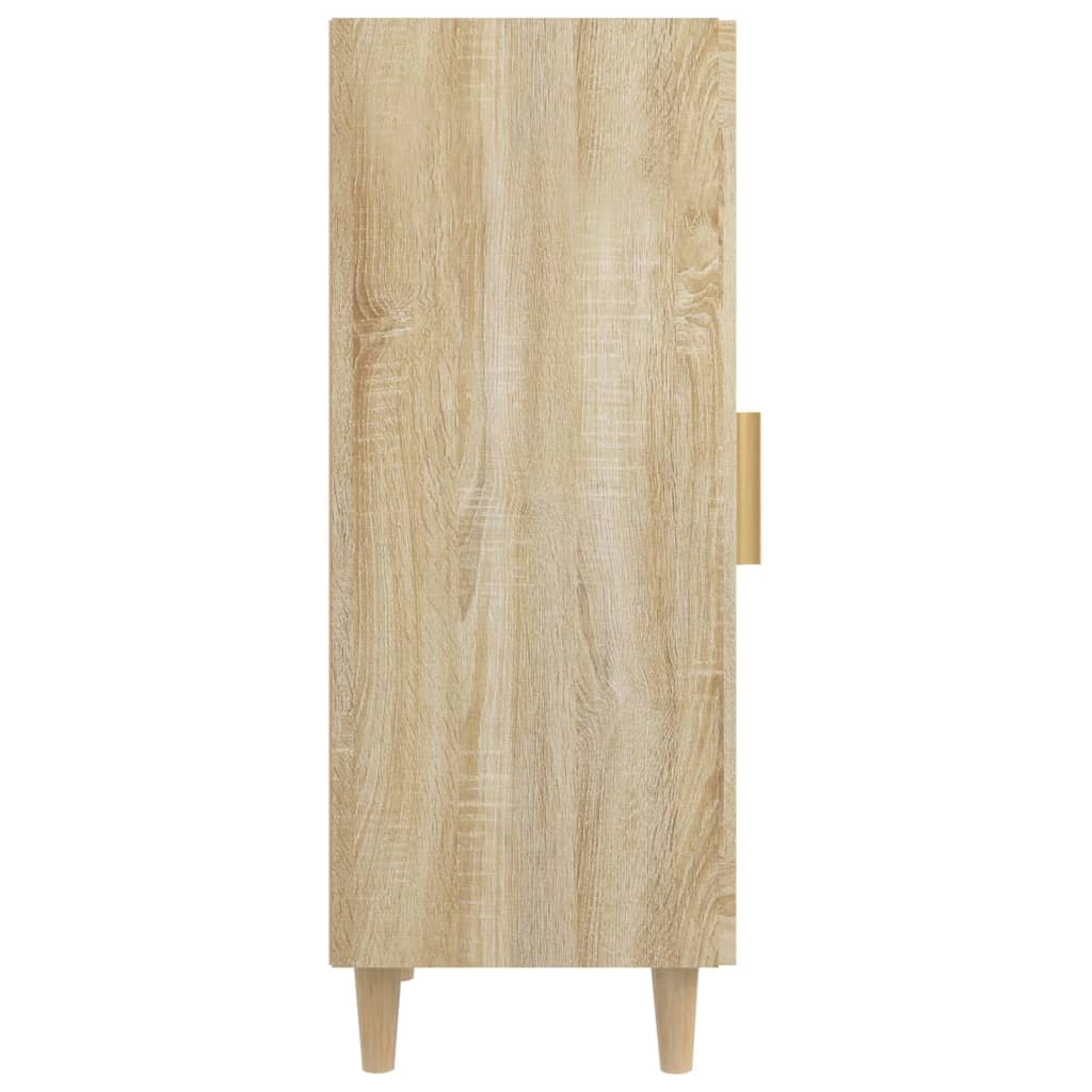 Dressoir 34,5x34x90 cm bewerkt hout sonoma eiken is nu te koop bij PeponiXL, paradijselijk wonen!