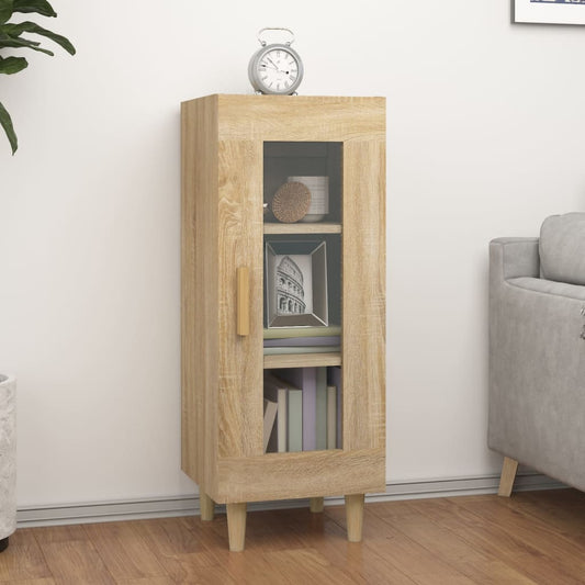 Dressoir 34,5x34x90 cm bewerkt hout sonoma eiken is nu te koop bij PeponiXL, paradijselijk wonen!