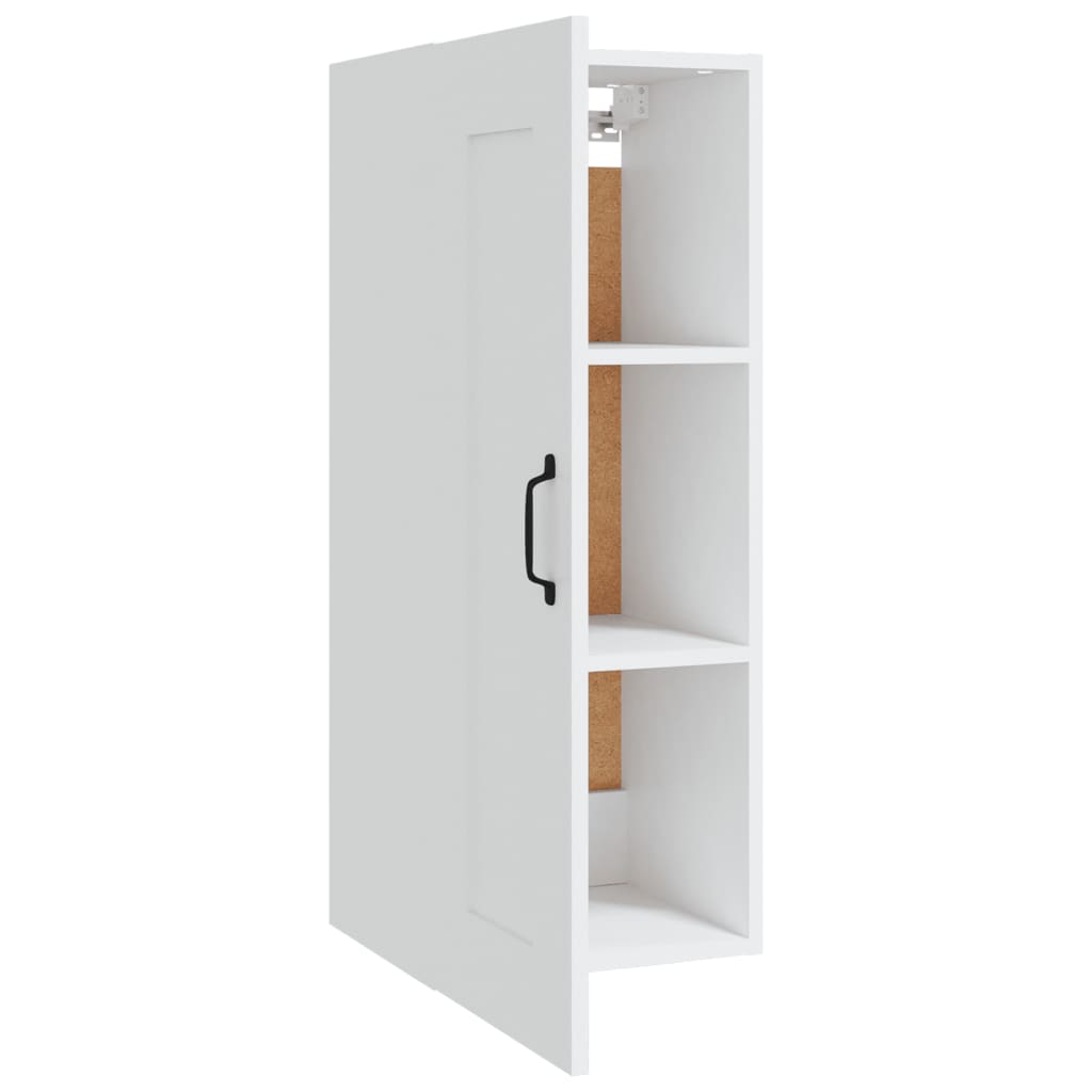 Hangkast 35x34x90 cm bewerkt hout wit is nu te koop bij PeponiXL, paradijselijk wonen!