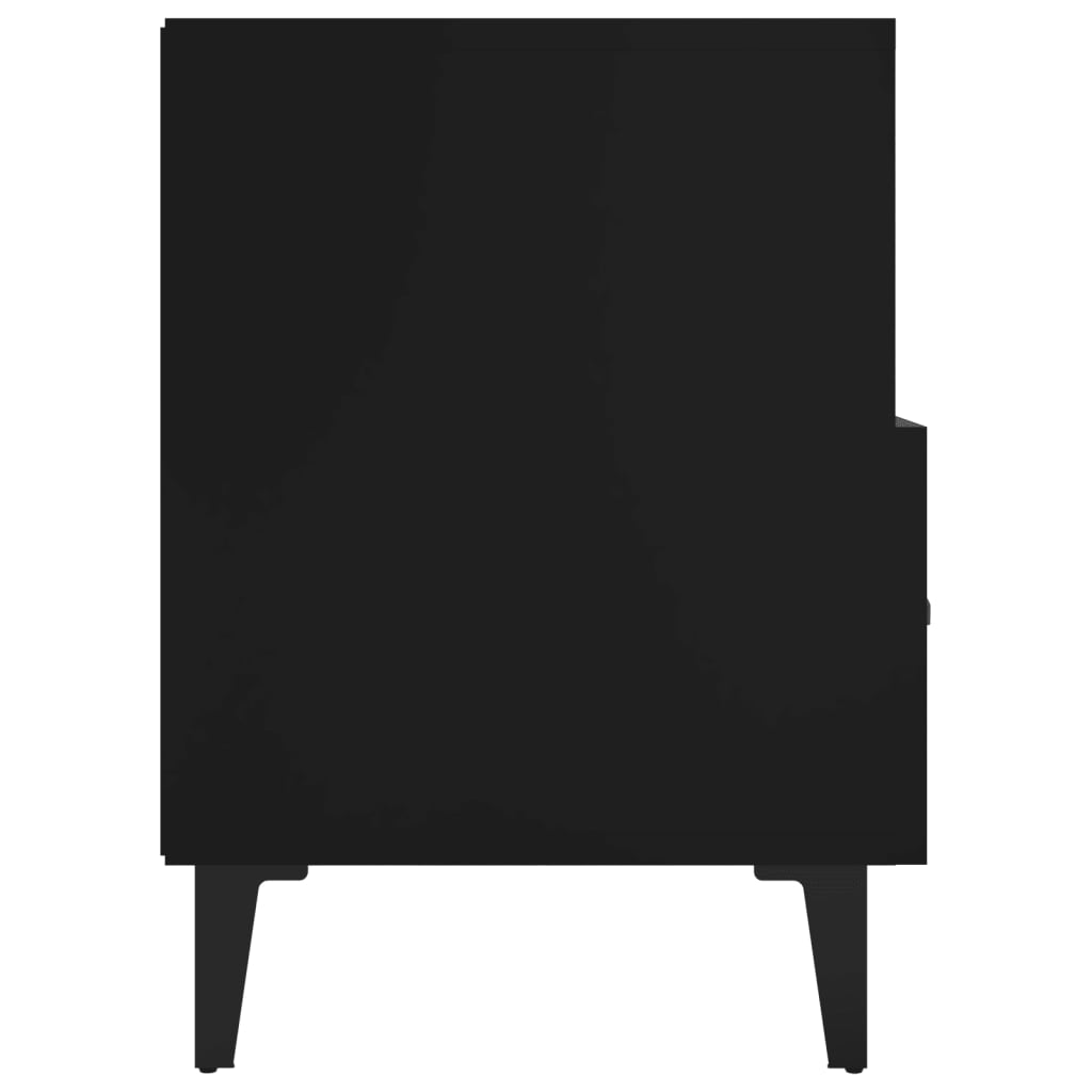Tv-meubel 80x36x50 cm bewerkt hout zwart is nu te koop bij PeponiXL, paradijselijk wonen!