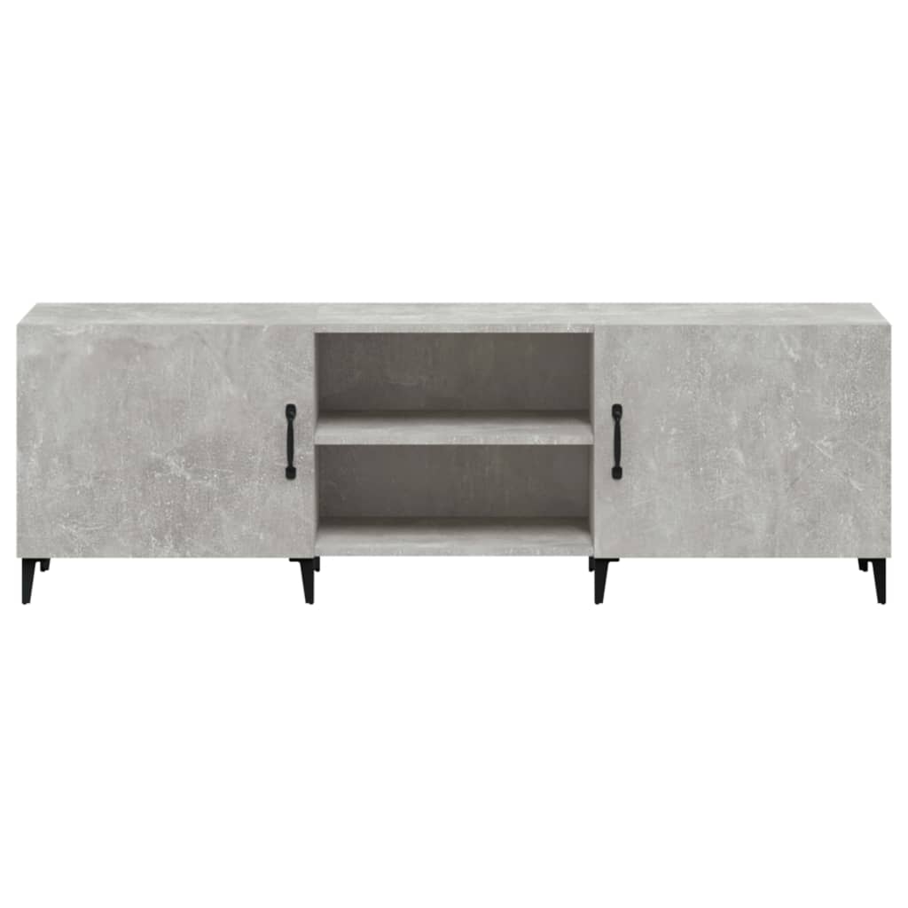 Tv-meubel 150x30x50 cm bewerkt hout betongrijs is nu te koop bij PeponiXL, paradijselijk wonen!