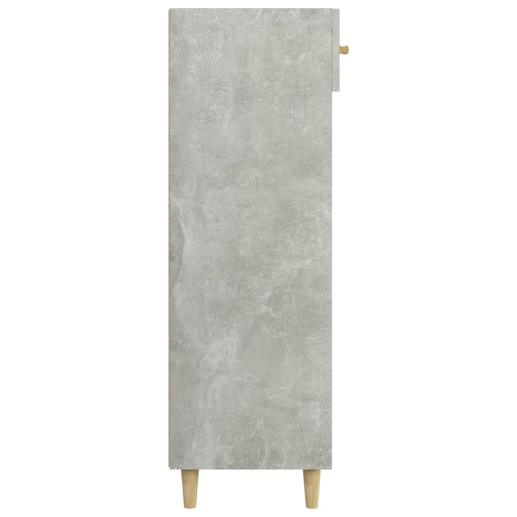 Schoenenkast 60x35x105 cm bewerkt hout betongrijs is nu te koop bij PeponiXL, paradijselijk wonen!
