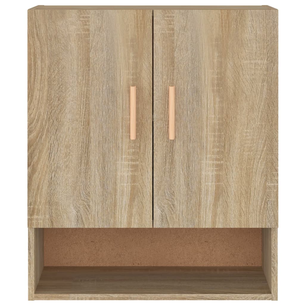 Wandkast 60x31x70 cm bewerkt hout sonoma eikenkleurig is nu te koop bij PeponiXL, paradijselijk wonen!