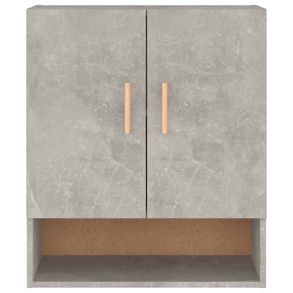 Wandkast 60x31x70 cm bewerkt hout betongrijs is nu te koop bij PeponiXL, paradijselijk wonen!
