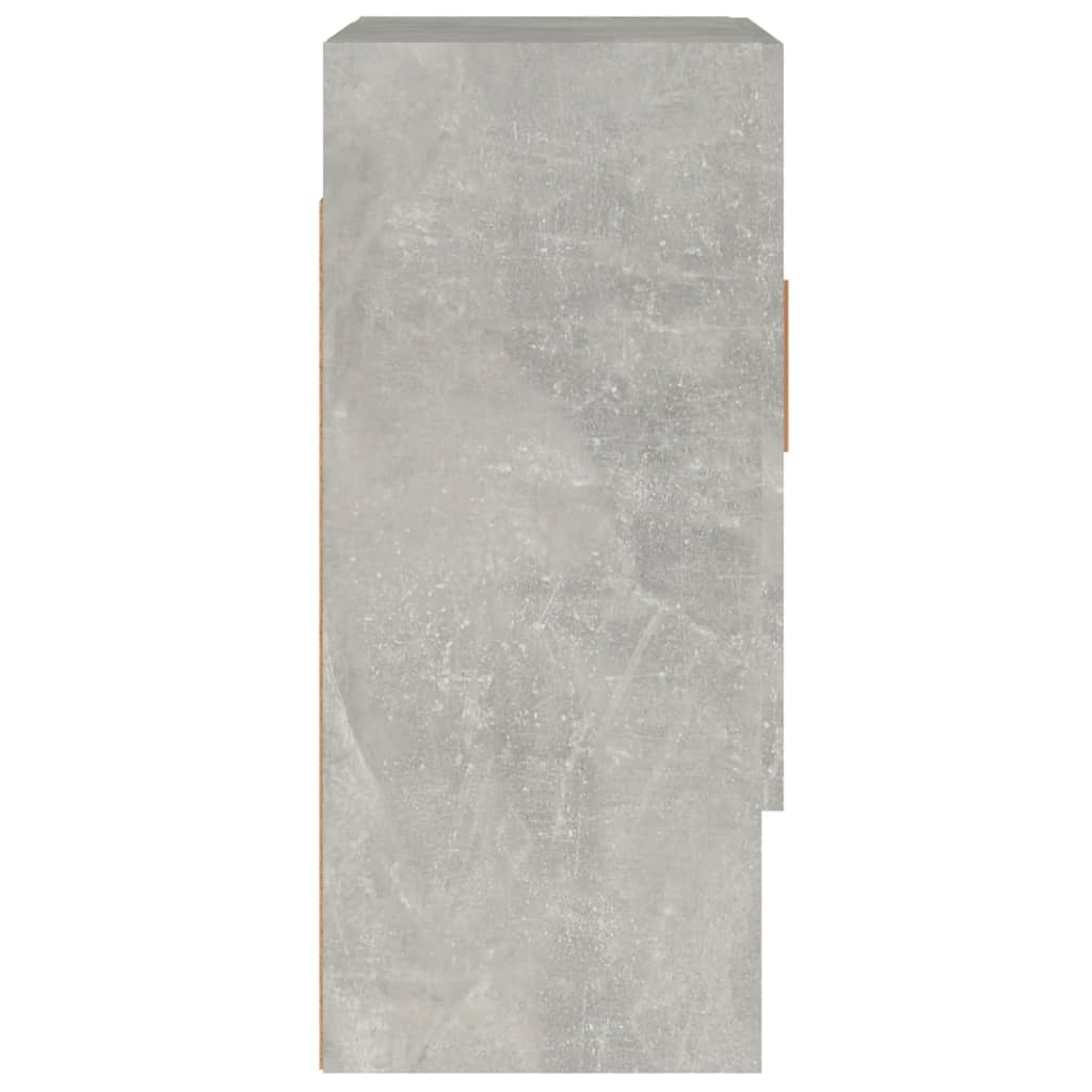 Wandkast 60x31x70 cm bewerkt hout betongrijs is nu te koop bij PeponiXL, paradijselijk wonen!