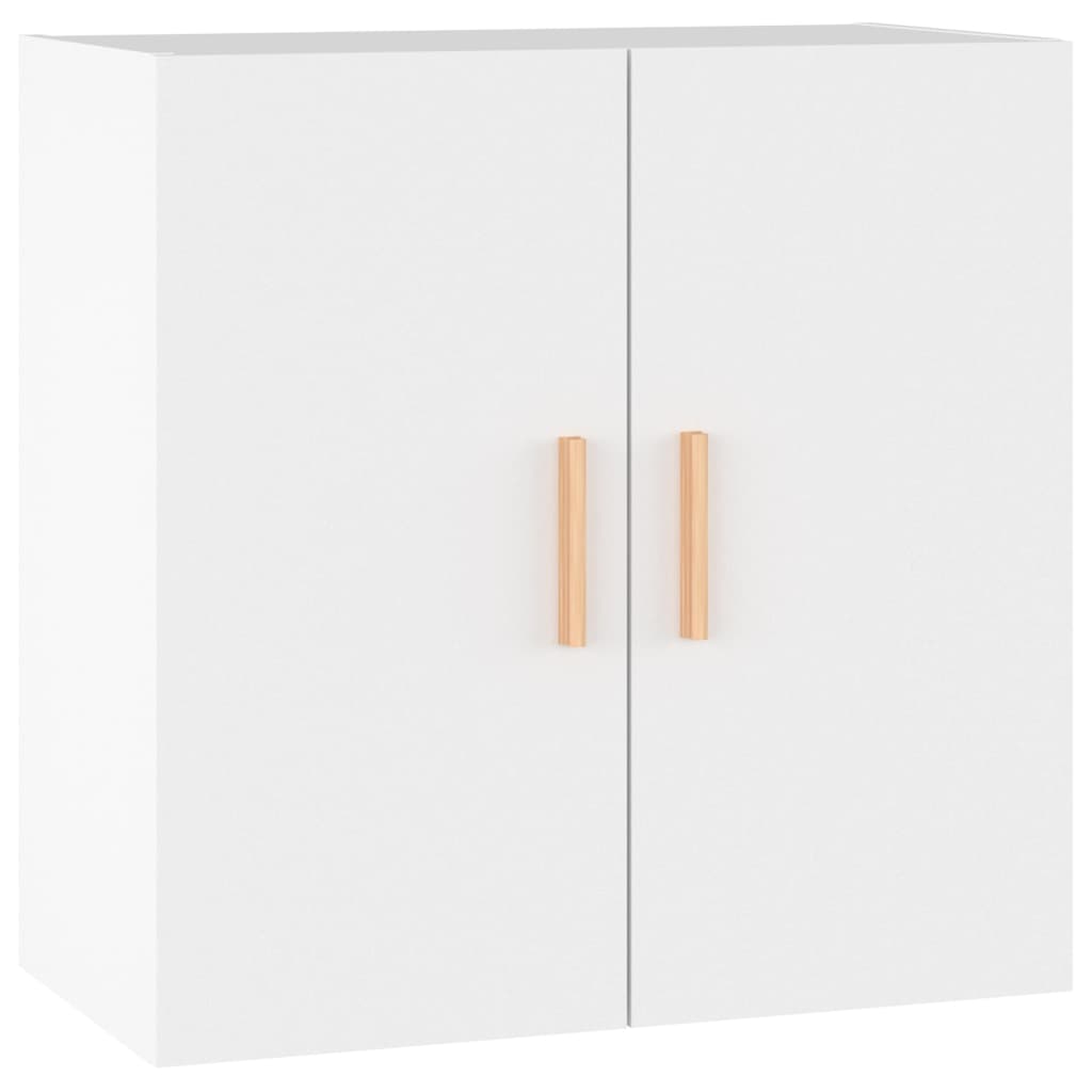 Wandkast 60x30x60 cm bewerkt hout wit is nu te koop bij PeponiXL, paradijselijk wonen!