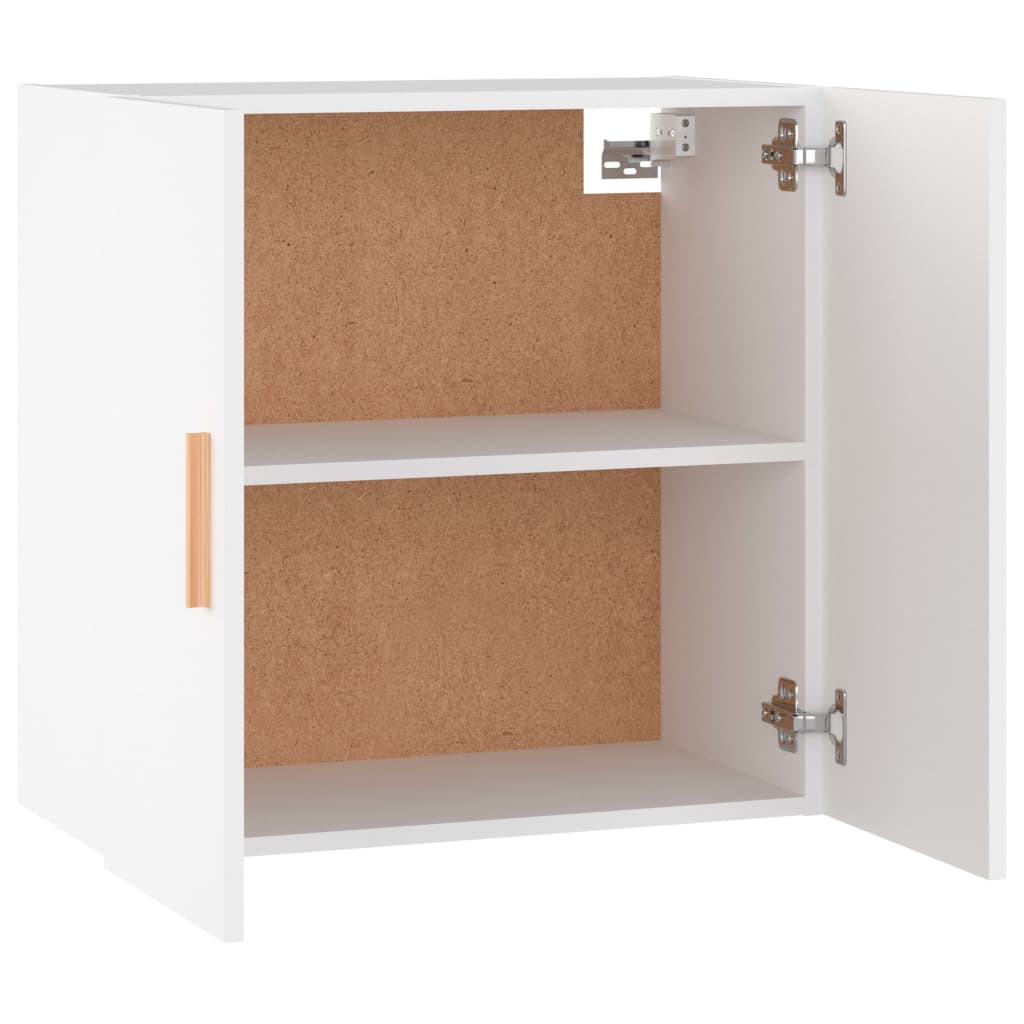 Wandkast 60x30x60 cm bewerkt hout wit is nu te koop bij PeponiXL, paradijselijk wonen!