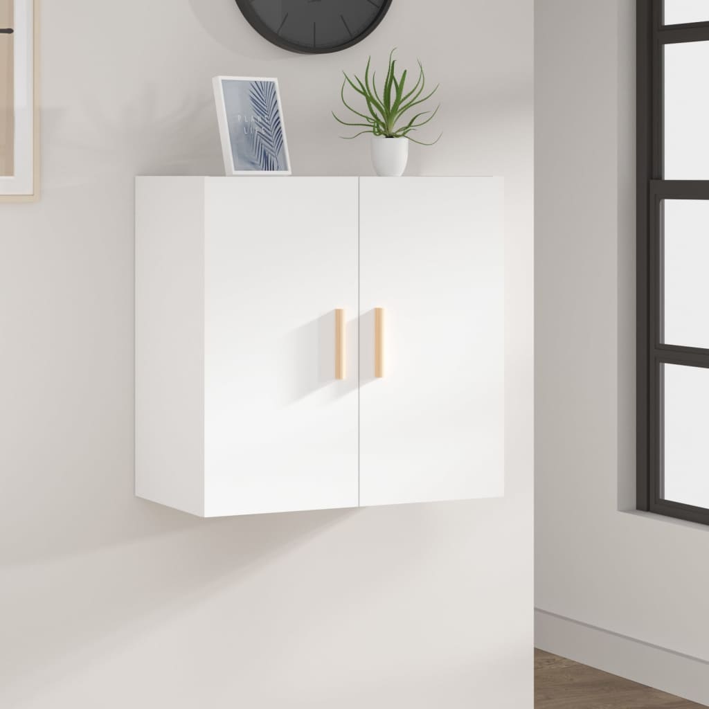 Wandkast 60x30x60 cm bewerkt hout wit is nu te koop bij PeponiXL, paradijselijk wonen!