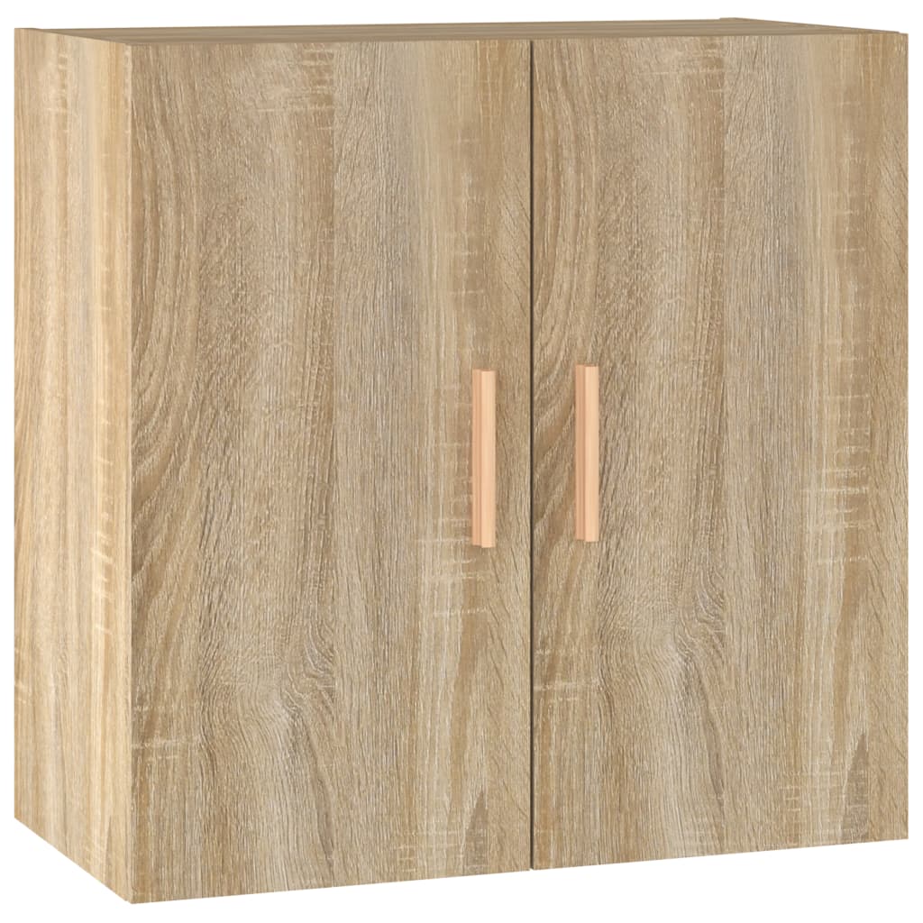 Wandkast 60x30x60 cm bewerkt hout sonoma eikenkleurig is nu te koop bij PeponiXL, paradijselijk wonen!