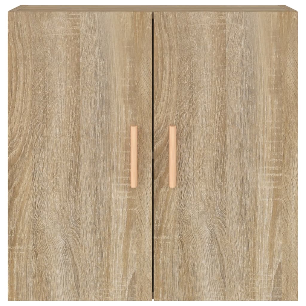 Wandkast 60x30x60 cm bewerkt hout sonoma eikenkleurig is nu te koop bij PeponiXL, paradijselijk wonen!
