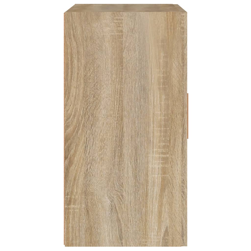 Wandkast 60x30x60 cm bewerkt hout sonoma eikenkleurig is nu te koop bij PeponiXL, paradijselijk wonen!