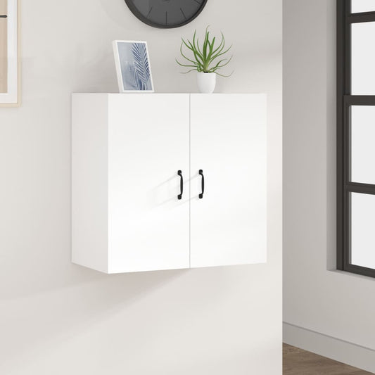 Wandkast 60x31x60 cm bewerkt hout wit is nu te koop bij PeponiXL, paradijselijk wonen!