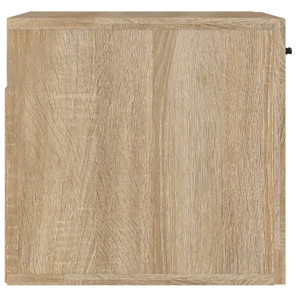 Wandkast 80x36,5x35 cm bewerkt hout sonoma eikenkleurig is nu te koop bij PeponiXL, paradijselijk wonen!