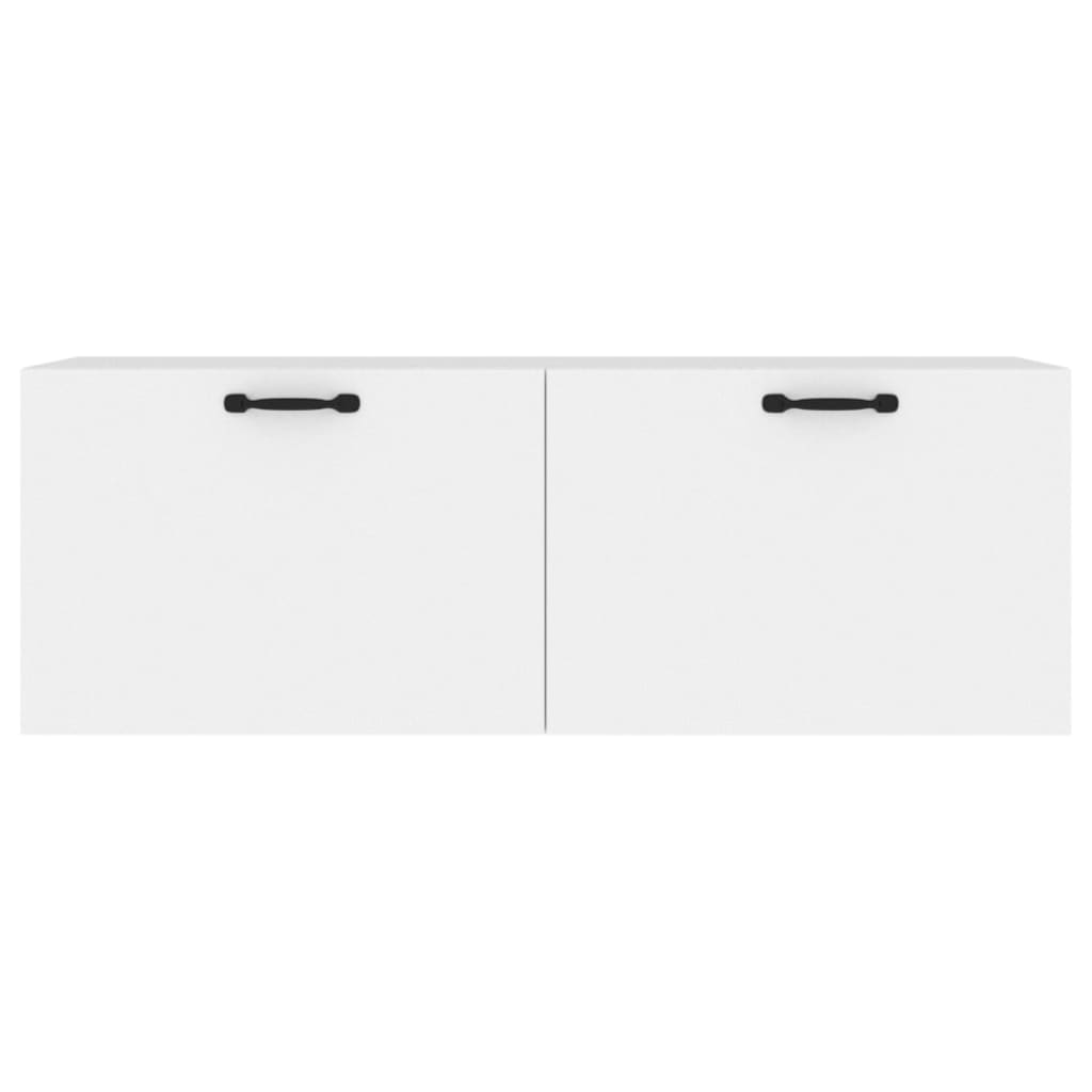 Wandkast 100x36,5x35 cm bewerkt hout wit is nu te koop bij PeponiXL, paradijselijk wonen!