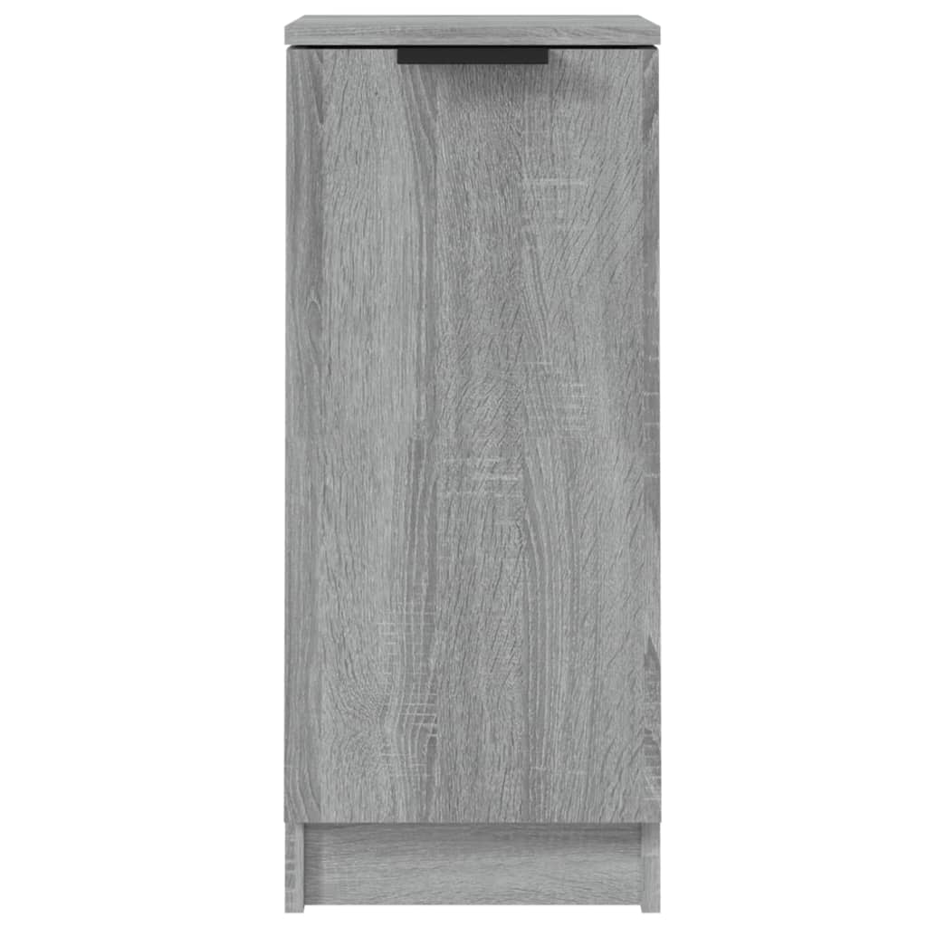 Dressoirs 2 st 30x30x70 cm bewerkt hout grijs sonoma eikenkleur is nu te koop bij PeponiXL, paradijselijk wonen!