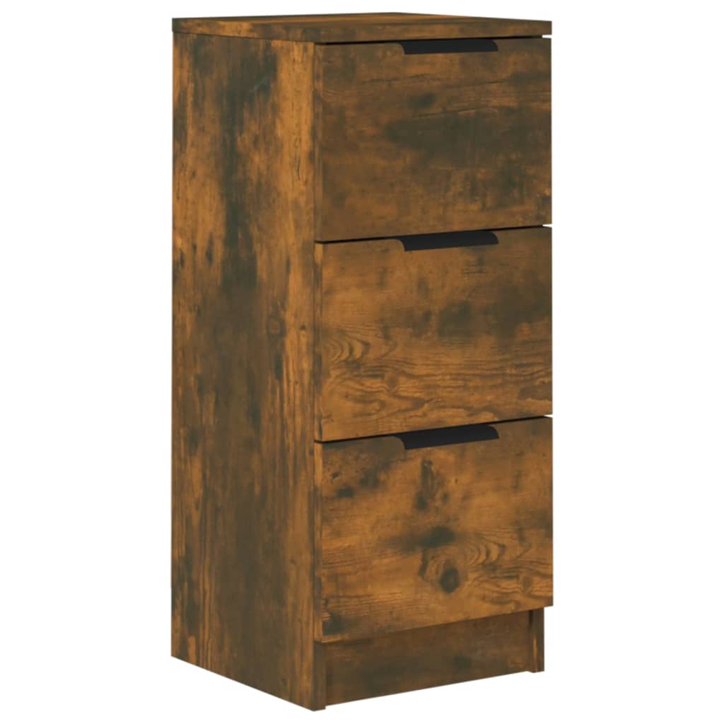 Dressoir 30x30x70 cm bewerkt hout gerookt eikenkleurig is nu te koop bij PeponiXL, paradijselijk wonen!