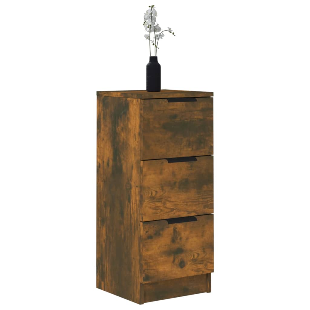 Dressoir 30x30x70 cm bewerkt hout gerookt eikenkleurig is nu te koop bij PeponiXL, paradijselijk wonen!