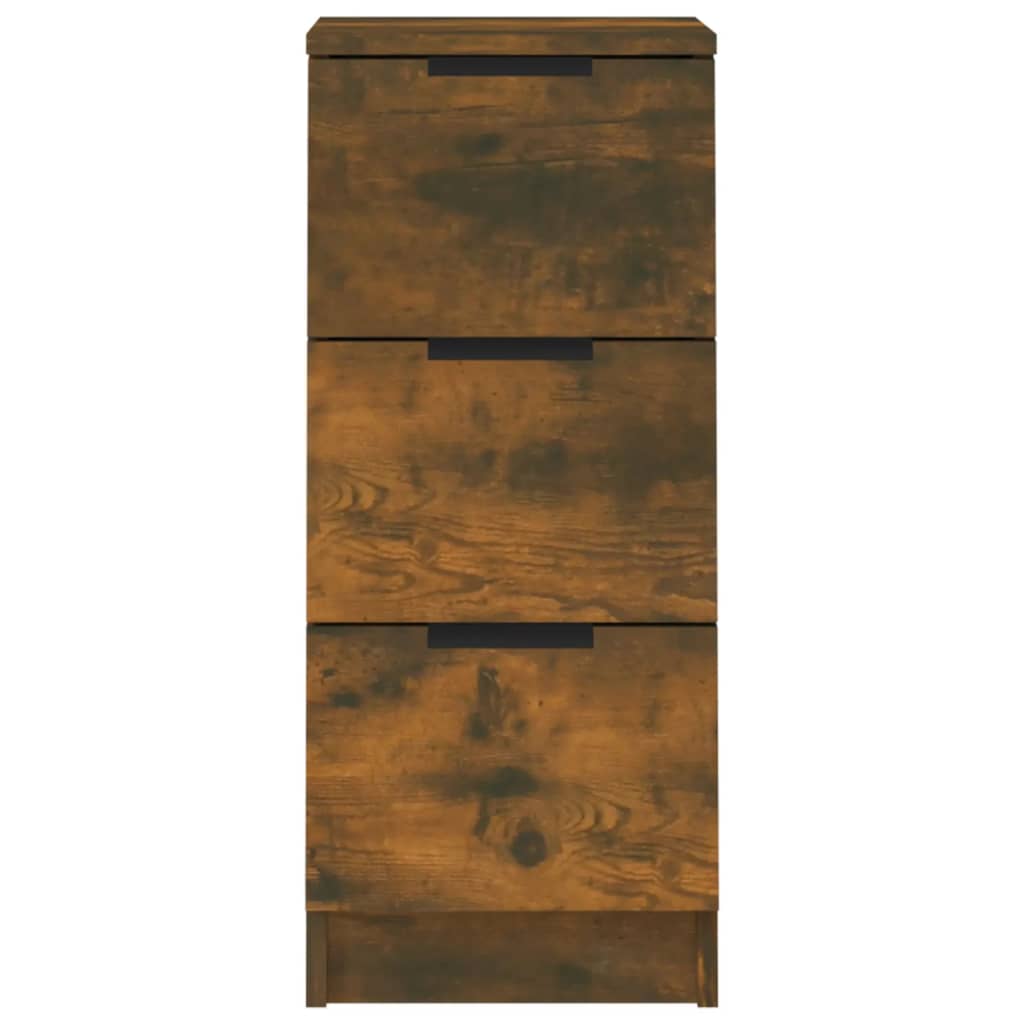 Dressoir 30x30x70 cm bewerkt hout gerookt eikenkleurig is nu te koop bij PeponiXL, paradijselijk wonen!