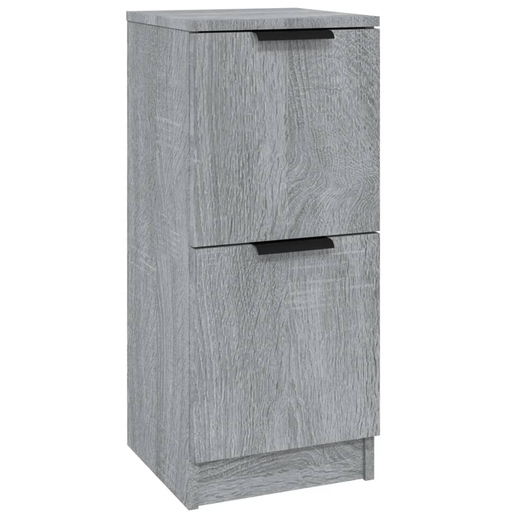 Dressoir 30x30x70 cm bewerkt hout grijs sonoma eikenkleurig is nu te koop bij PeponiXL, paradijselijk wonen!