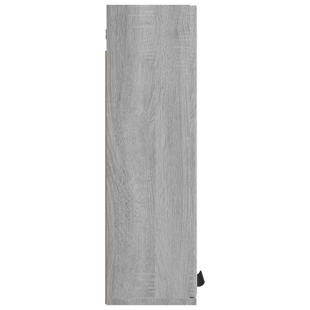 Badkamerkast met spiegel 64x20x67 cm grijs sonoma eikenkleurig is nu te koop bij PeponiXL, paradijselijk wonen!