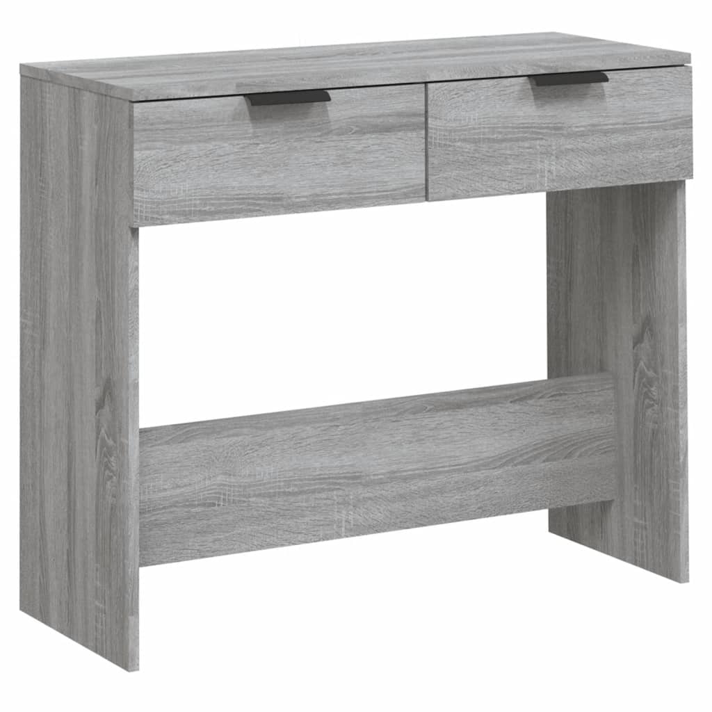 Wandtafel 90x36x75 cm bewerkt hout grijs sonoma eikenkleurig is nu te koop bij PeponiXL, paradijselijk wonen!