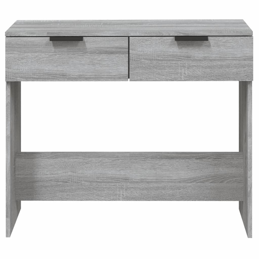 Wandtafel 90x36x75 cm bewerkt hout grijs sonoma eikenkleurig is nu te koop bij PeponiXL, paradijselijk wonen!