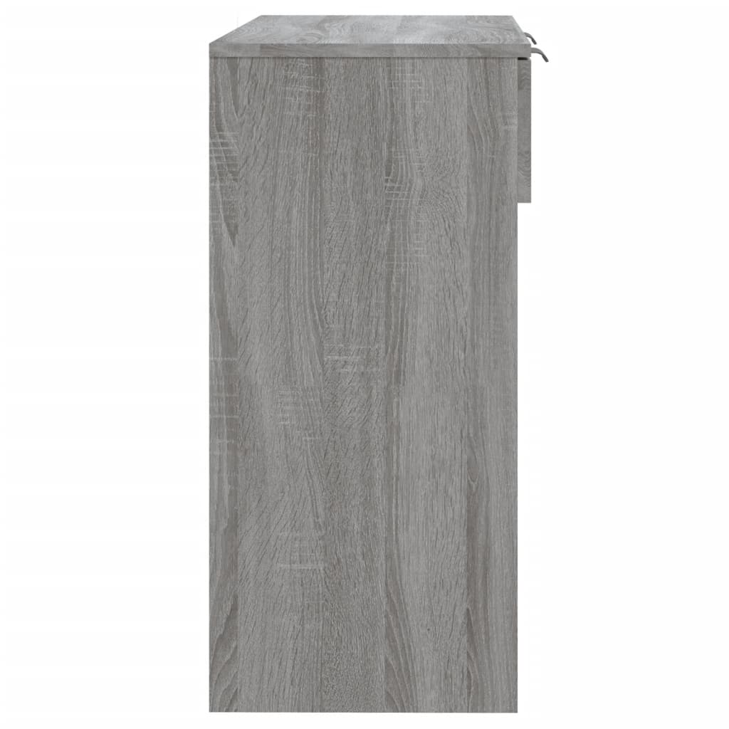 Wandtafel 90x36x75 cm bewerkt hout grijs sonoma eikenkleurig is nu te koop bij PeponiXL, paradijselijk wonen!