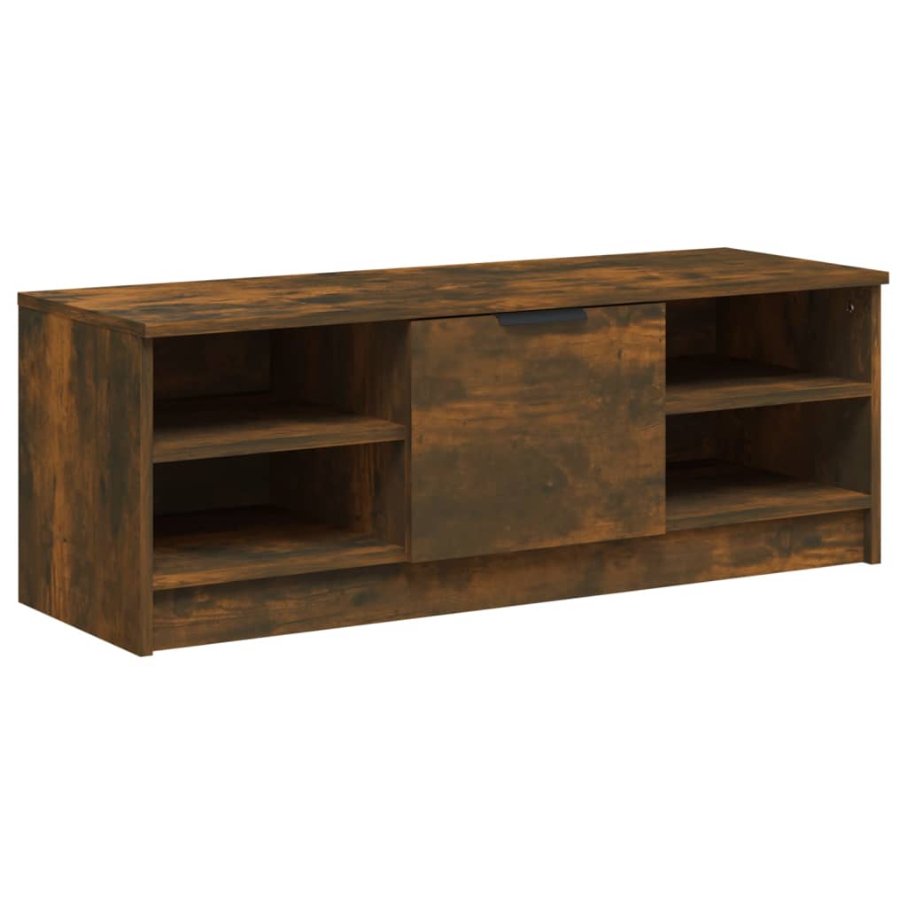 Tv-meubel 102x35,5x36,5 cm bewerkt hout gerookt eikenkleurig is nu te koop bij PeponiXL, paradijselijk wonen!