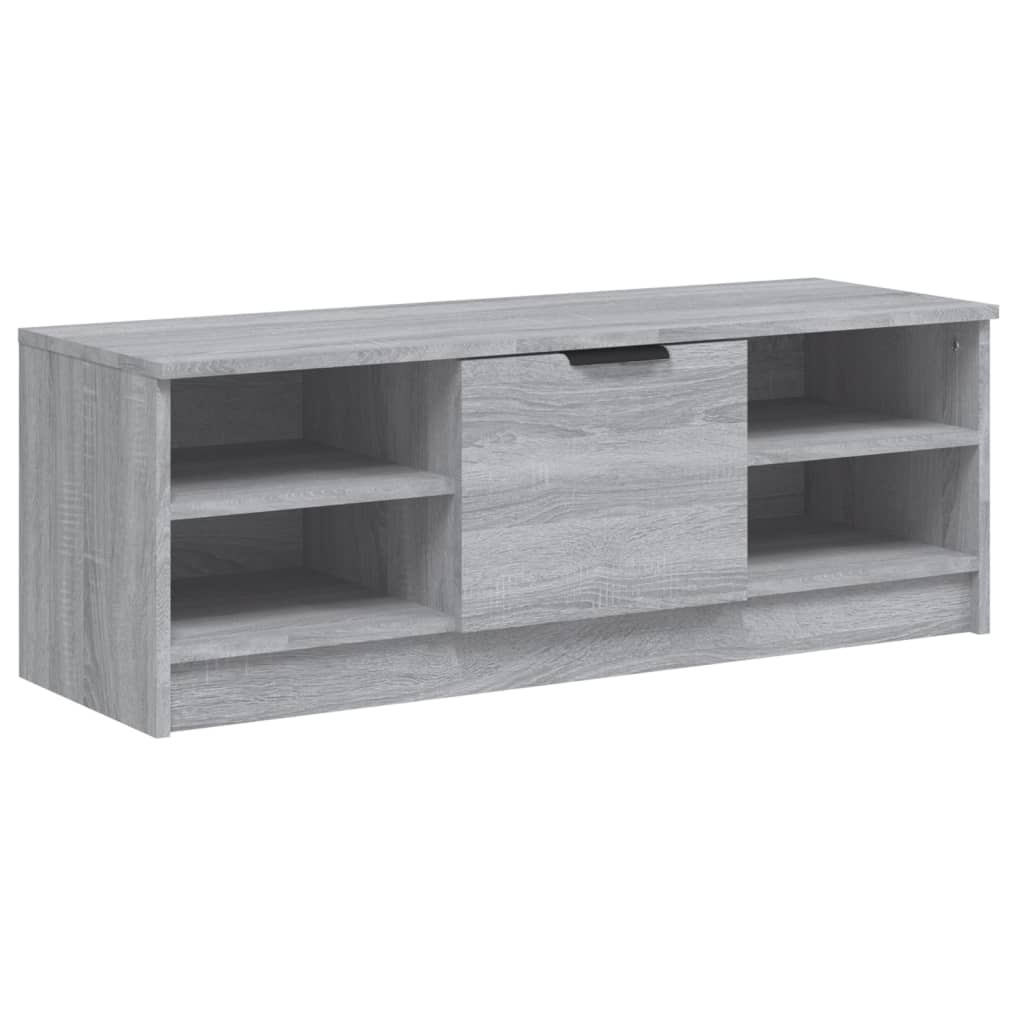 Tv-meubel 102x35,5x36,5 cm bewerkt hout grijs sonoma eikenkleur is nu te koop bij PeponiXL, paradijselijk wonen!