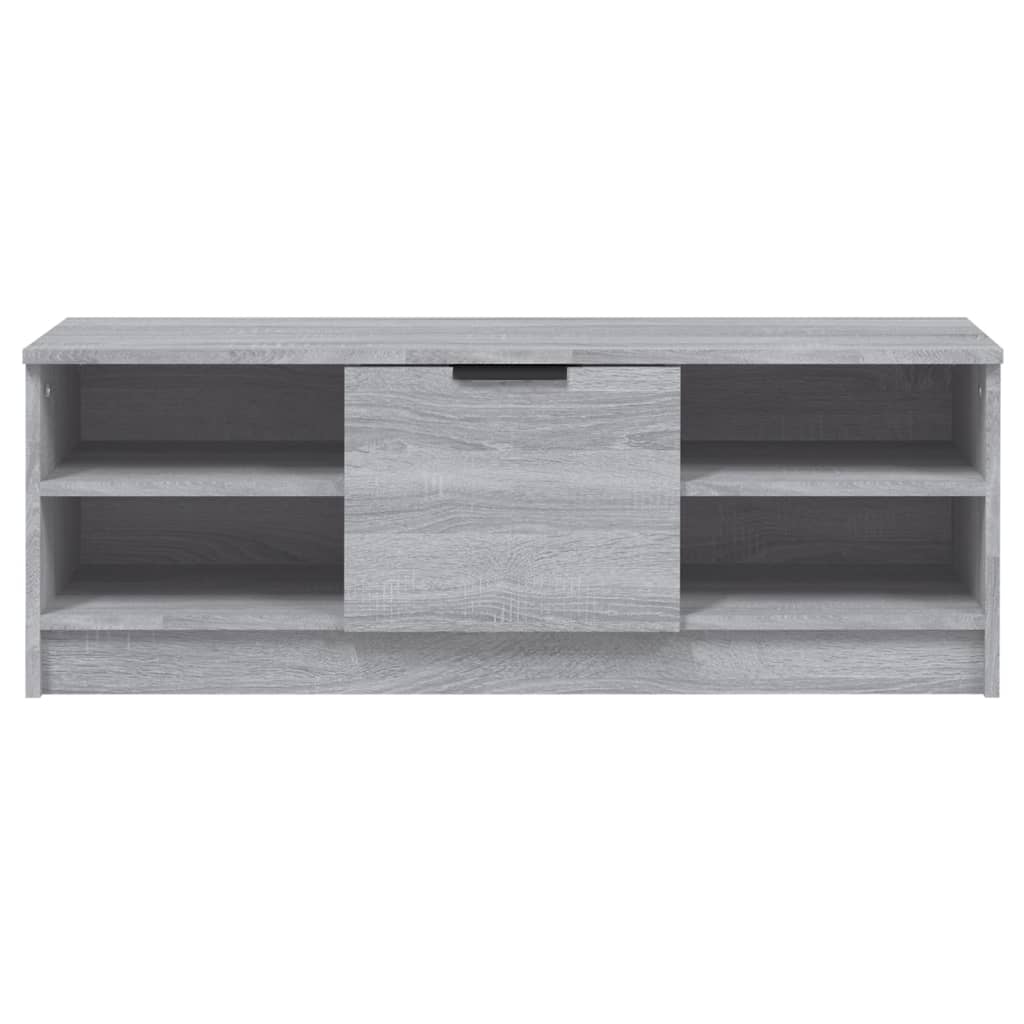 Tv-meubel 102x35,5x36,5 cm bewerkt hout grijs sonoma eikenkleur is nu te koop bij PeponiXL, paradijselijk wonen!